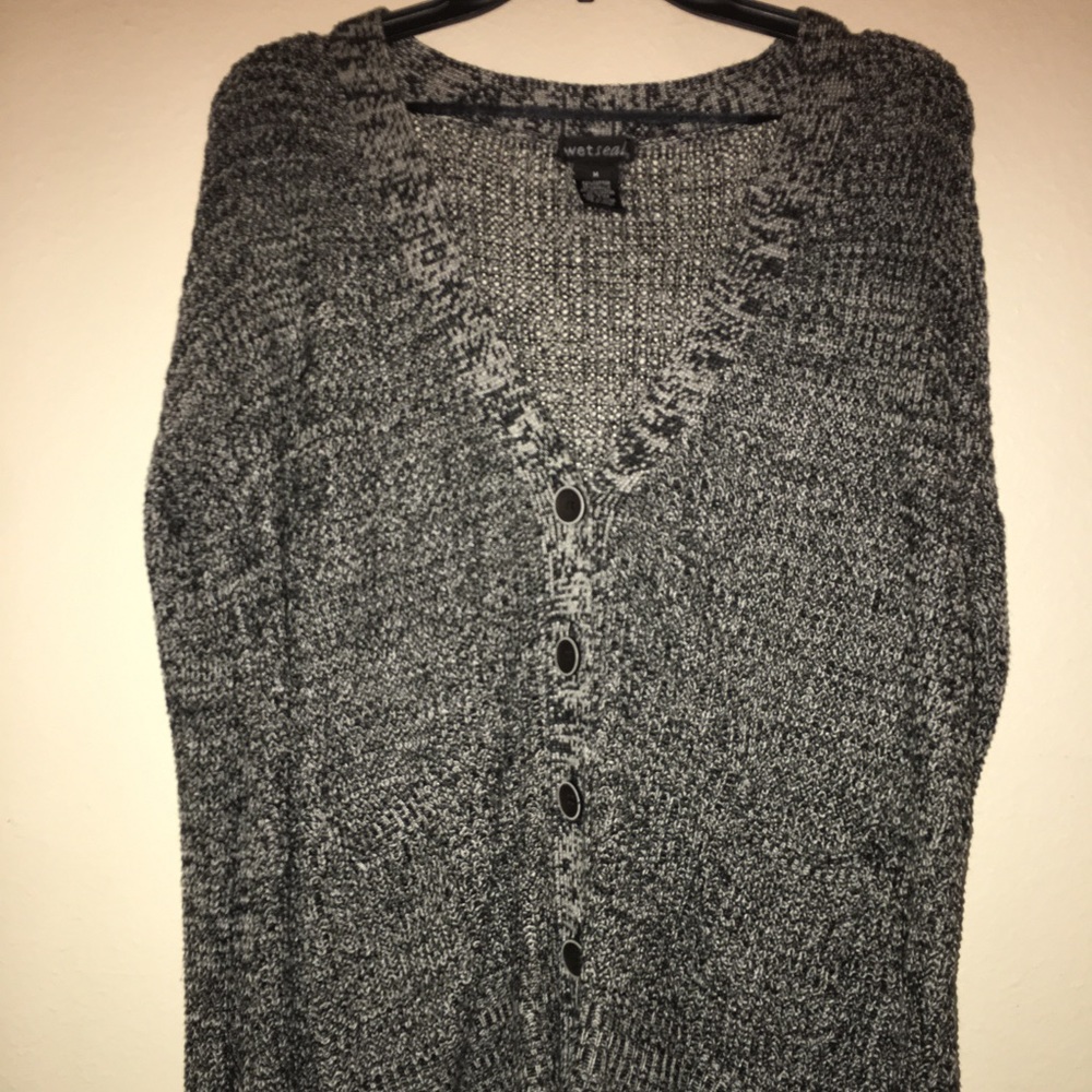 Marled cardigan